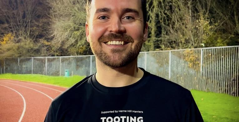 Matt Jones who is running his first TCS London Marathon for Dementia UK