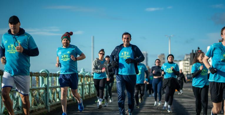 The Sanctuary Runners group out in Brighton