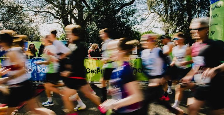 The GetPRO Bath Half gets underway 