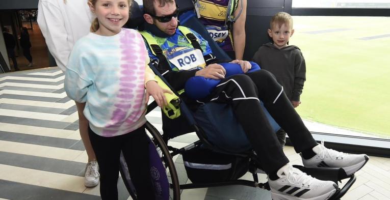 Lindsey Burrow and her family 