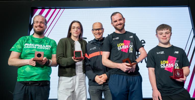 Spirit of London Marathon Award winners at the 2025 TCS London Marathon Running Show