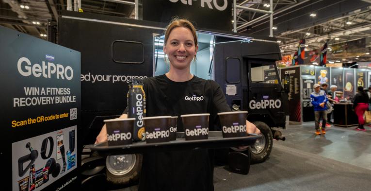 GetPRO free samples at the 2025 TCS London Marathon Running Show
