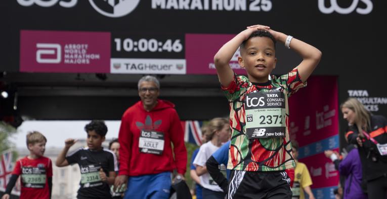 Mini London Marathon Finish Line