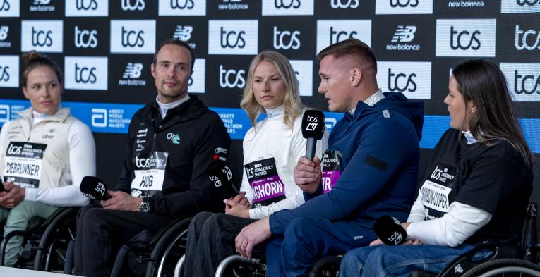 The elite wheelchair press conference