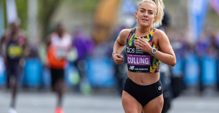 Anya Culling competes in the Elite Women’s Race 