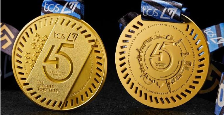 2026 TCS London Marathon medal