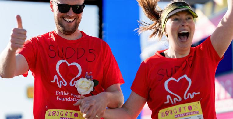British Heart Foundation charity runners
