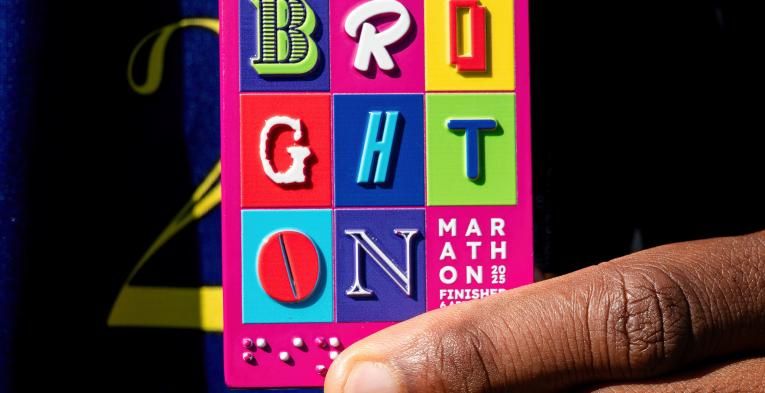Brighton 2025 finisher medal
