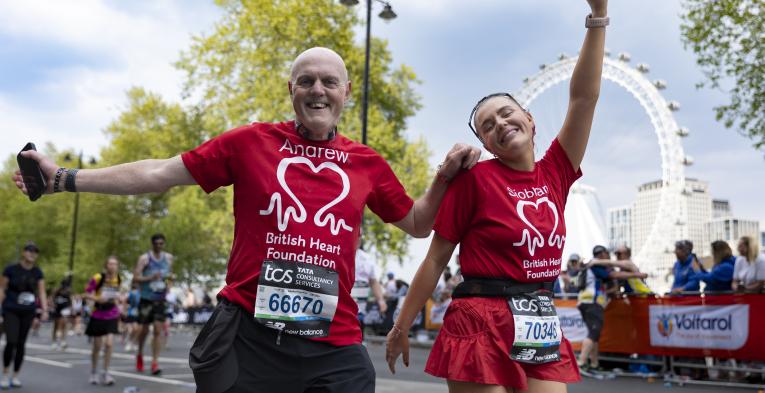 British Heart Foundation charity runners