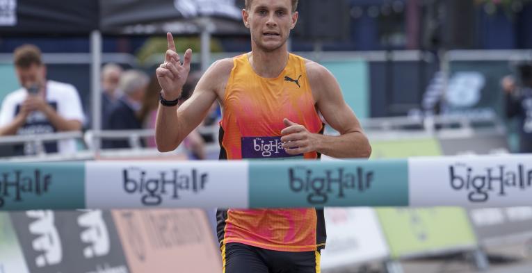 Jack Rowe at The Big Half in 2024