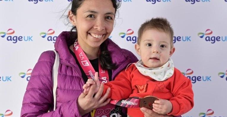 Maria and her son