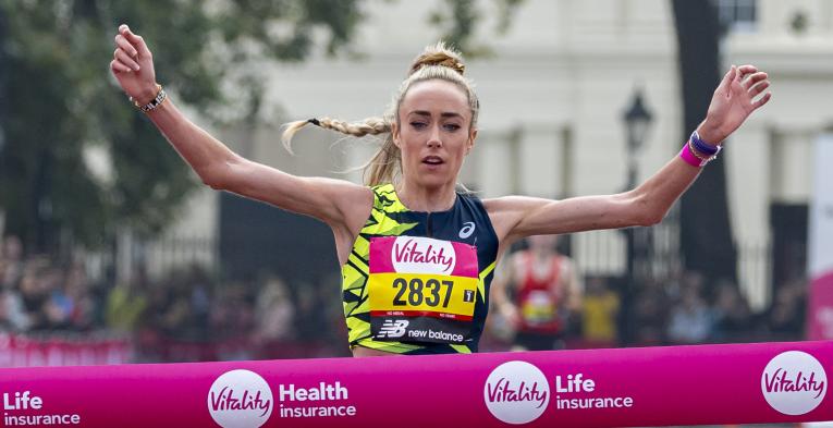 Eilish McColgan wins the 2024 Vitality London 10,000