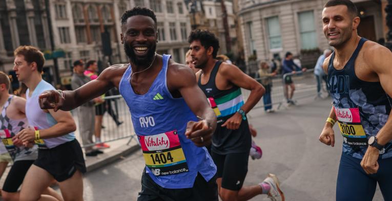 Runners on the Vitality London 10,000 course