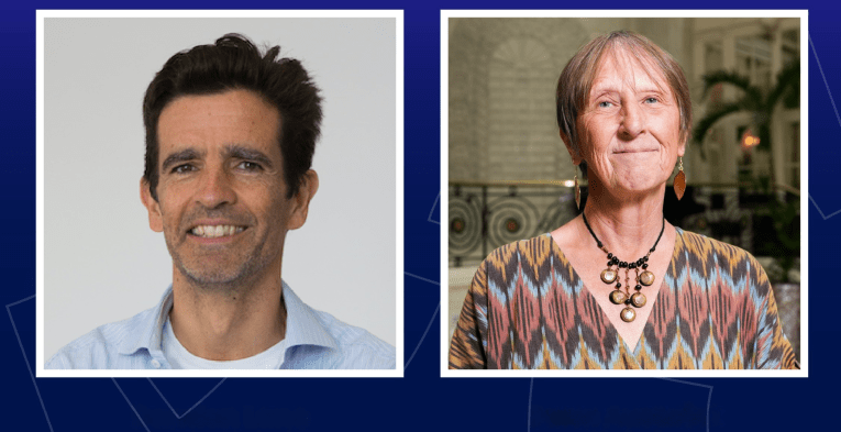 New board appointees Damien Lane and Dawn Austwick