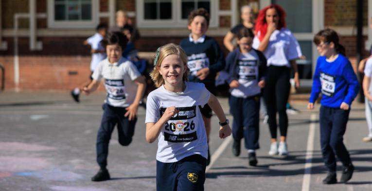 A school taking on the daily mile 