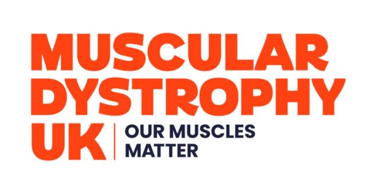 Charity logo for Muscular Dystrophy UK