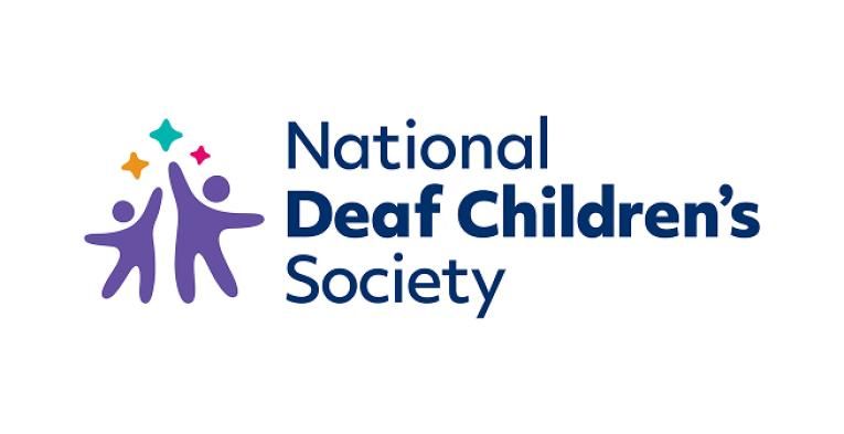 Charity logo for National Deaf Children's Society