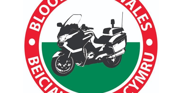 Blood Bikes Wales logo