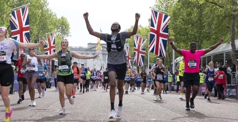 Finishers on The Mall