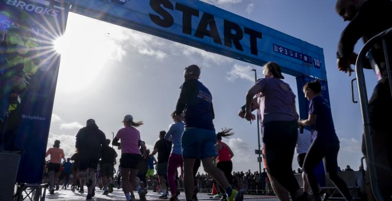 Brighton & Hove 10K start 
