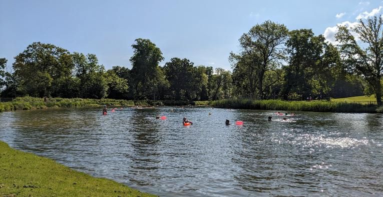 Outdoor swimming at Beckenham Park