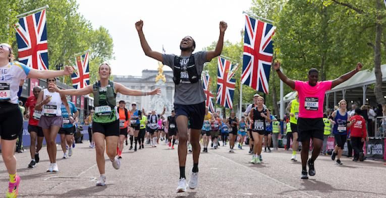Finisher on the Mall