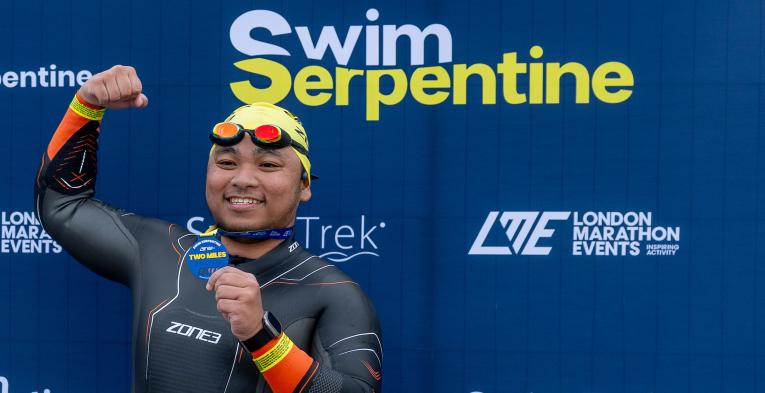 2026 Swim Serpentine medallist