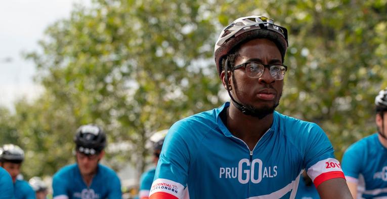 Riders start the RideLondon event