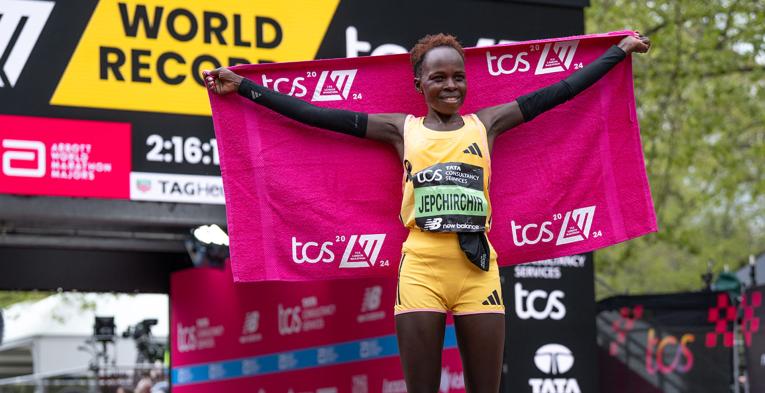 World record holder Peres Jepchirchir 
