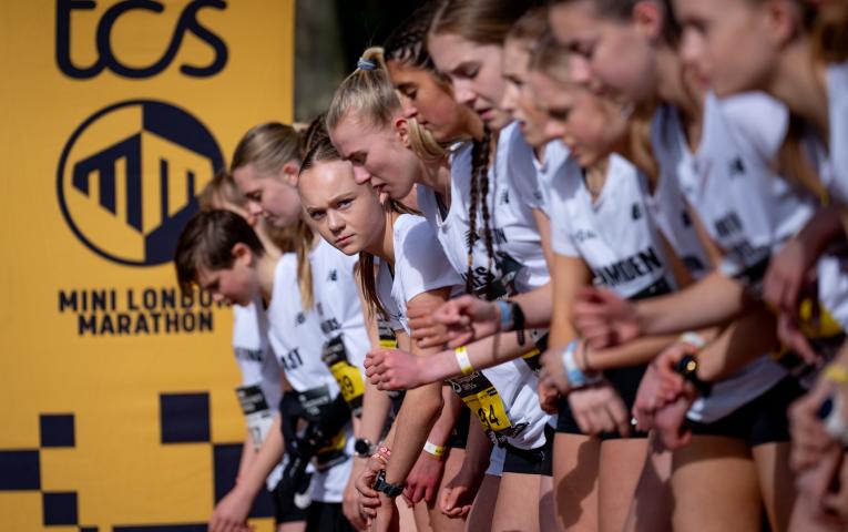 The TCS Mini London Marathon Start Line