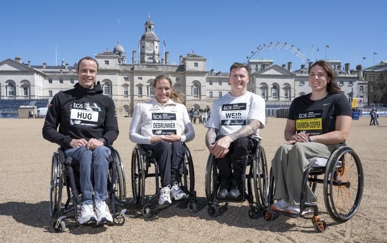 Marcel Hug, Catherine Debrunner, David Weir and Eden Rainbow-Cooper 