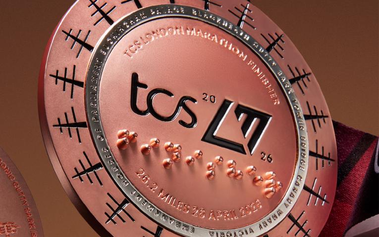 2026 TCS London Marathon medal