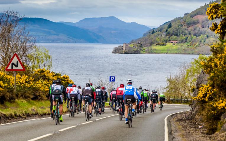 Riders set off around Loch Ness 