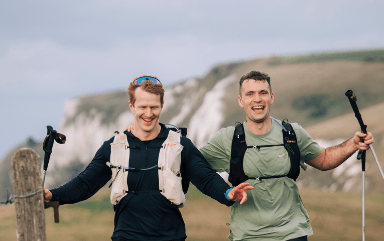 Participants out on the Jurassic coast 