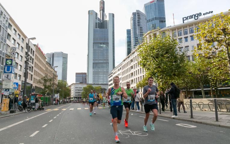 Runners on the course