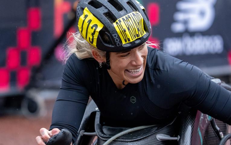 Madison de Rozario at the 2023 TCS London Marathon