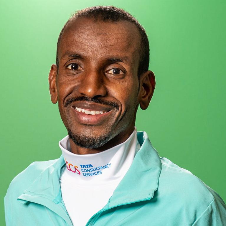 Bashir Abdi ahead of the 2022 TCS London Marathon
