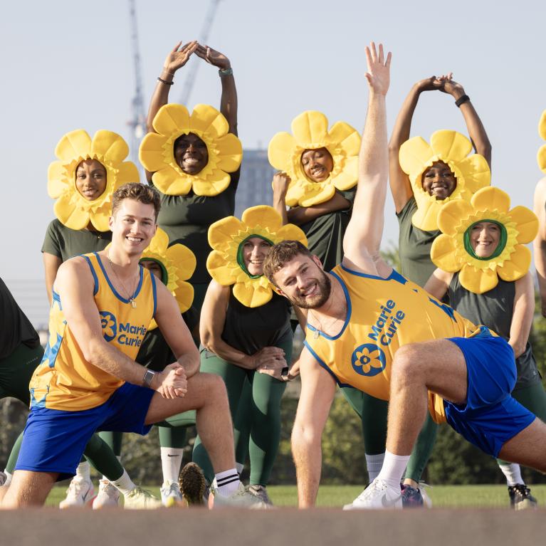 AJ & Curtis with Marie Curie