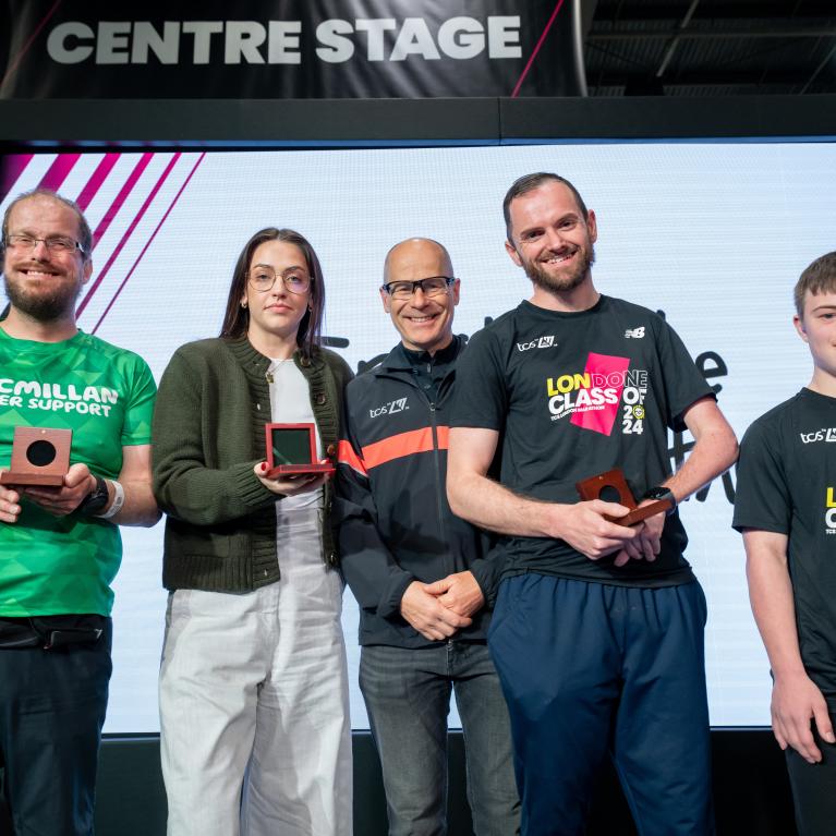 Spirit of London Marathon Award winners at the 2025 TCS London Marathon Running Show