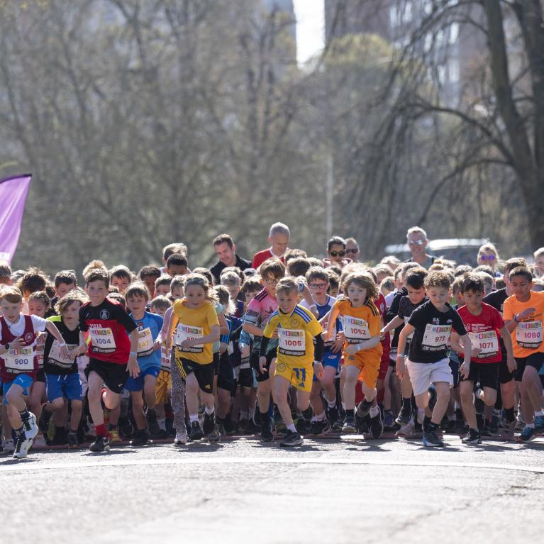 The Start Line of the 2025 Brighton Miles 