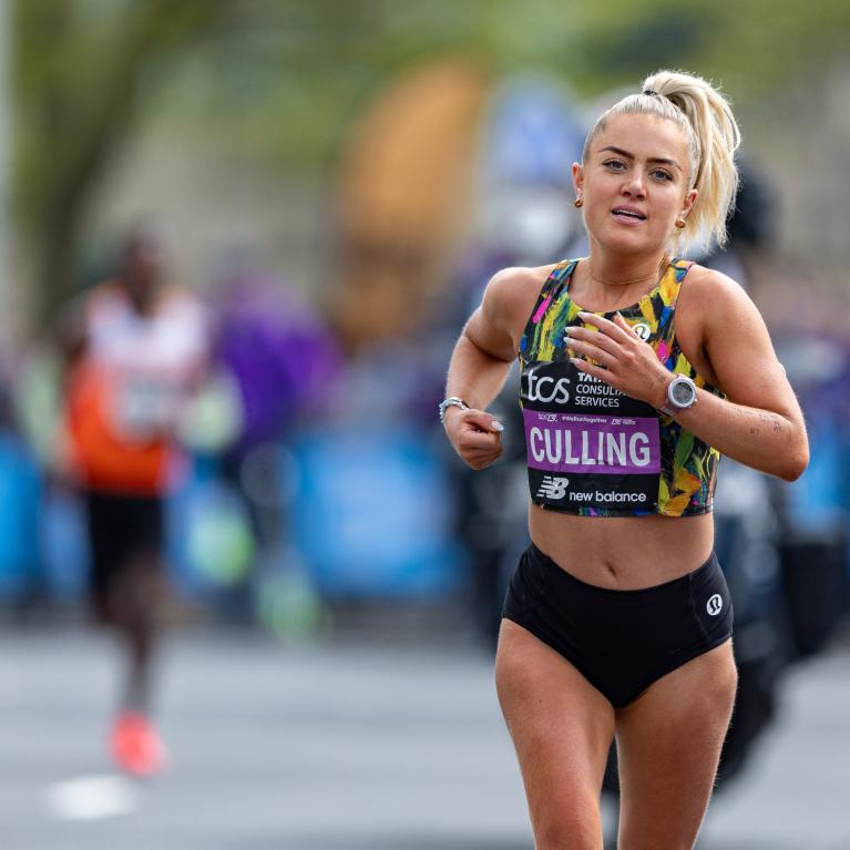 Anya Culling competes in the Elite Women’s Race 
