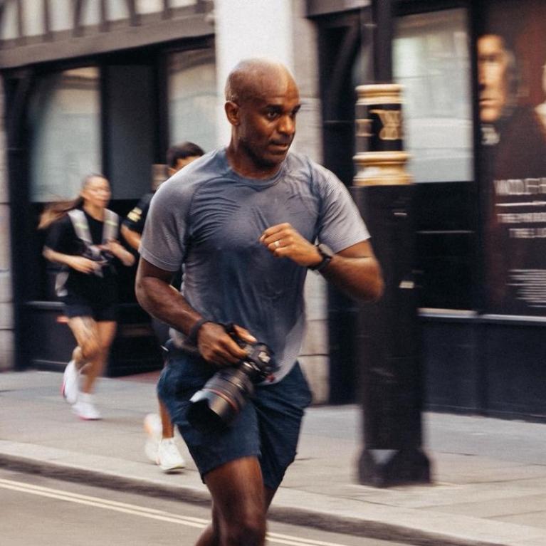 Simon Roberts - the running photographer