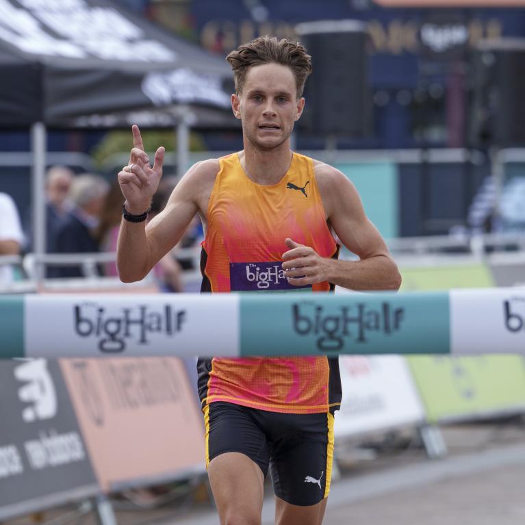 Jack Rowe at The Big Half in 2024