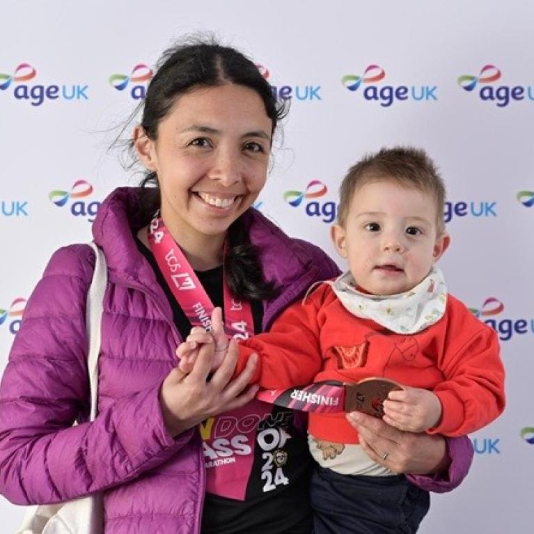 Maria and her son
