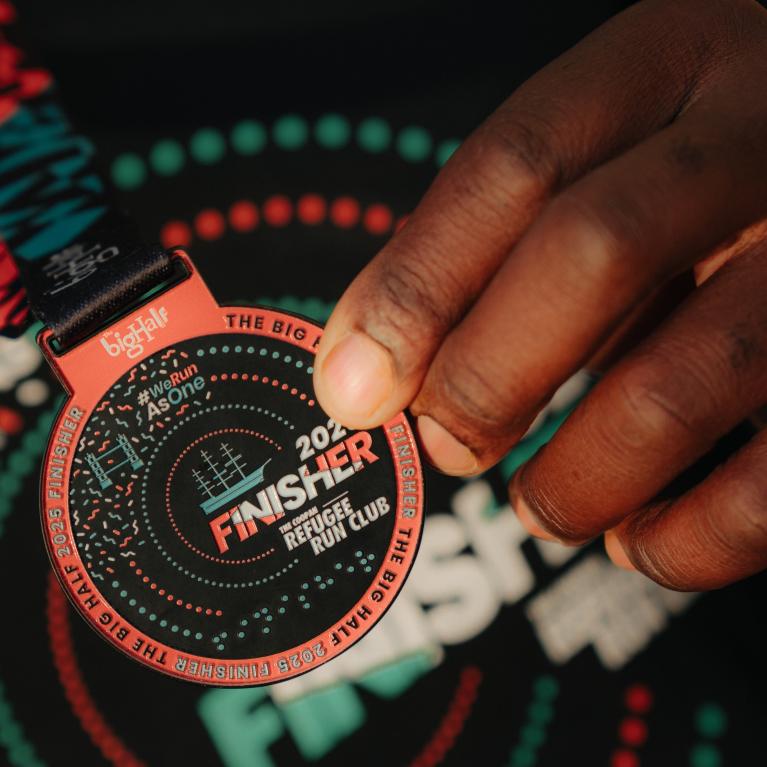 The Big Half 2025 medal