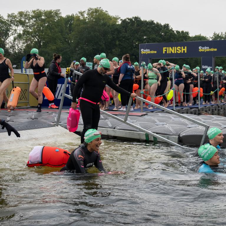 2025 Swim Serpentine participants