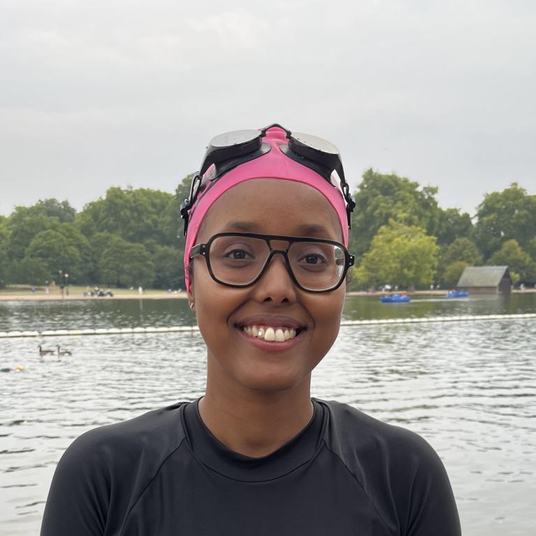 Fatima at the Serpentine Lido 