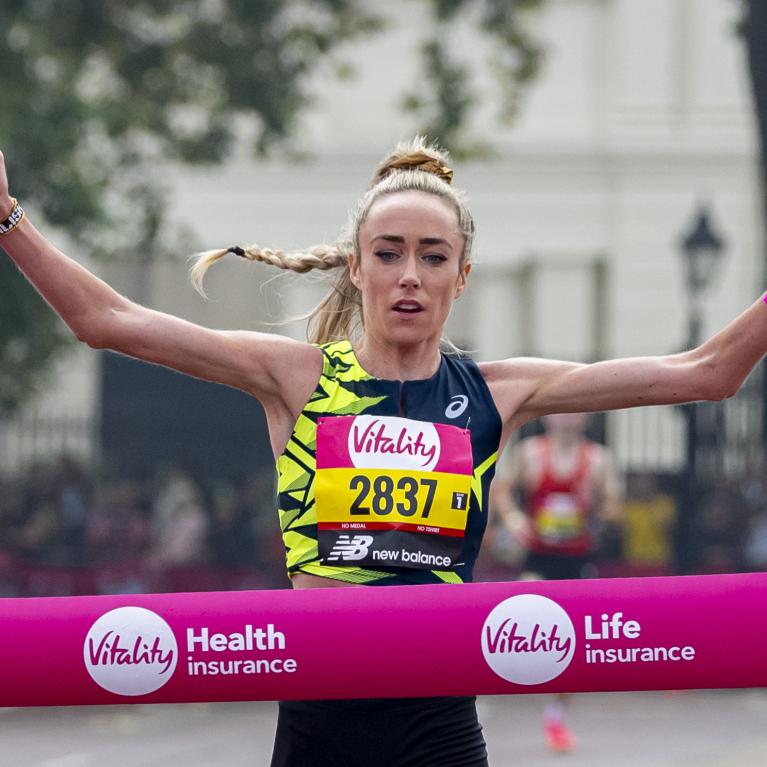Eilish McColgan wins the 2024 Vitality London 10,000