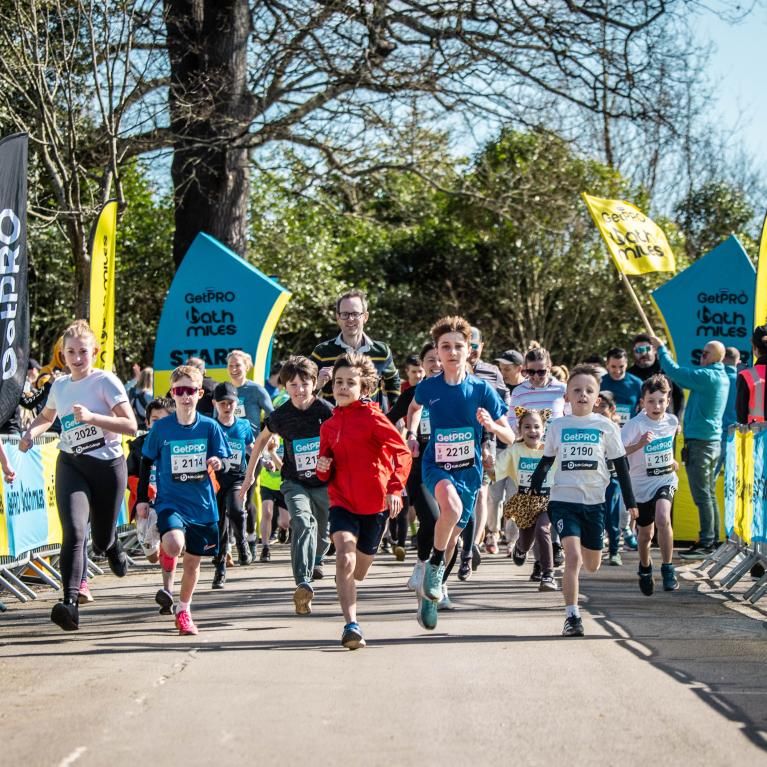 GetPRO Bath Miles participants set off from the Start Line