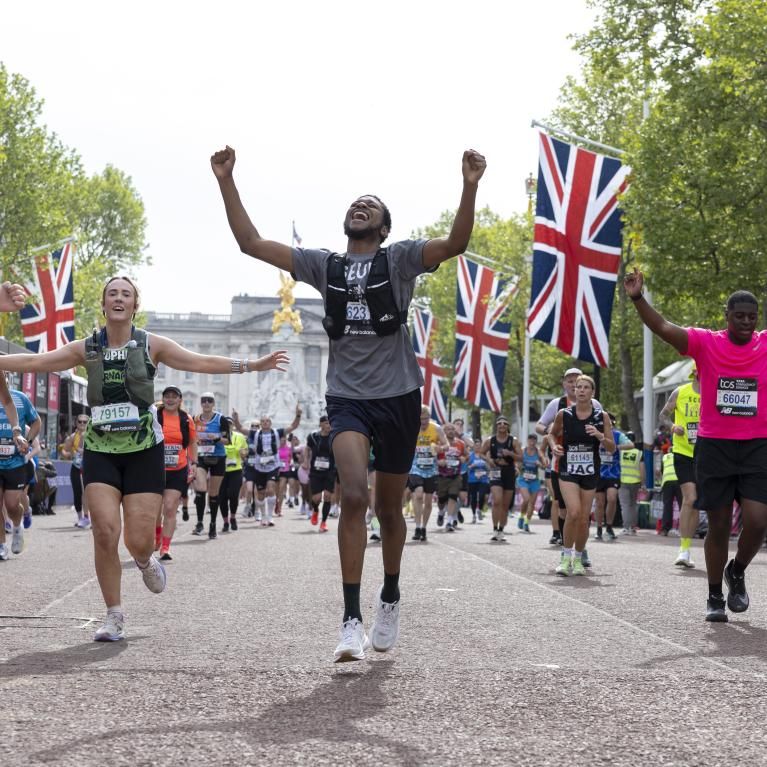 Finishers on The Mall